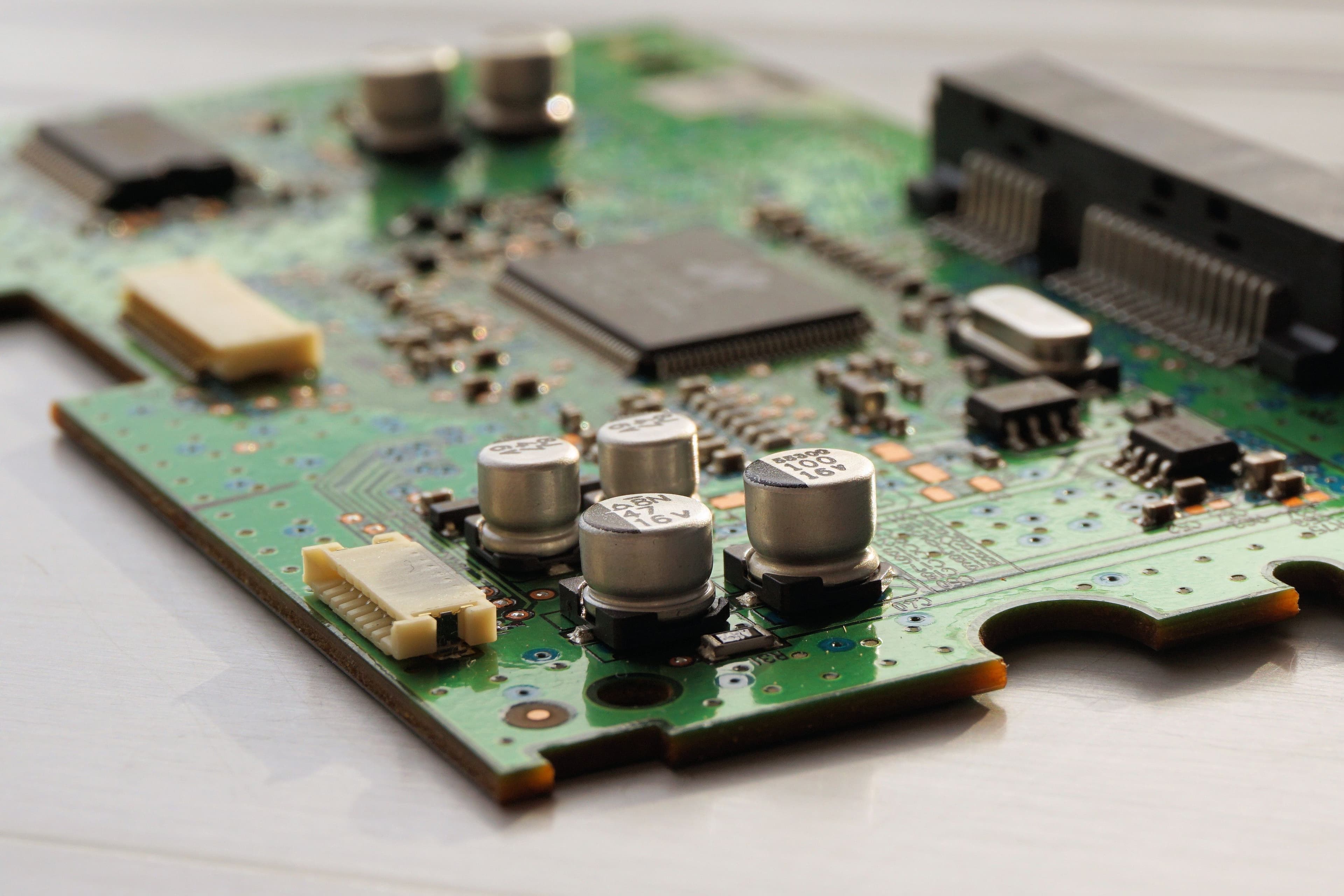 PCB design and electronics layout visual